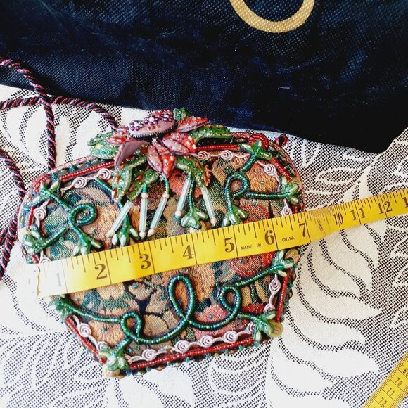 Mary Francis Tapestry Beaded Crossbody - Picture 11 of 15